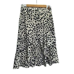 Lucy Paris💜Fully Lined Animal Print Ruffle Skirt Size XS